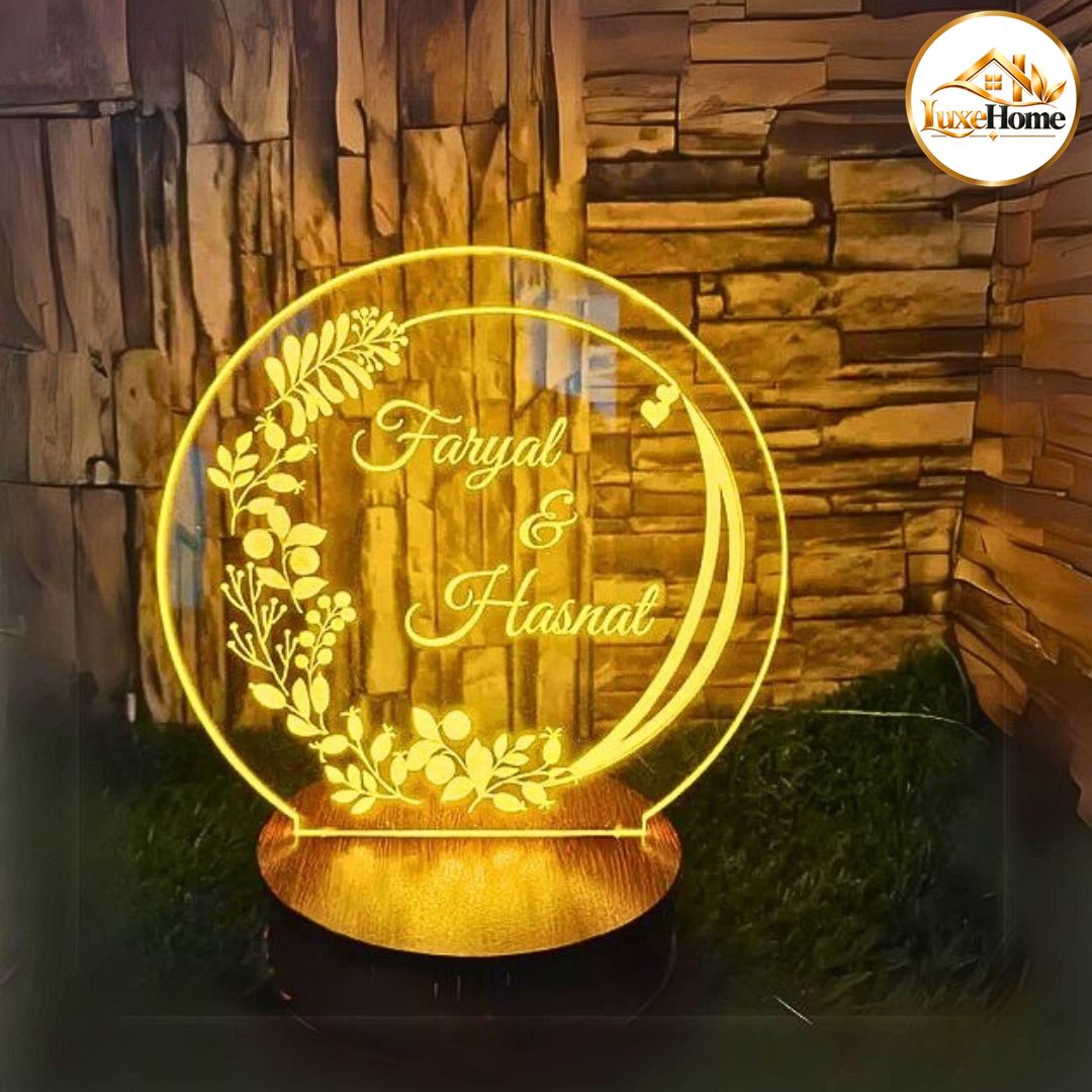 Stylish Customised 3D illusion Lamp