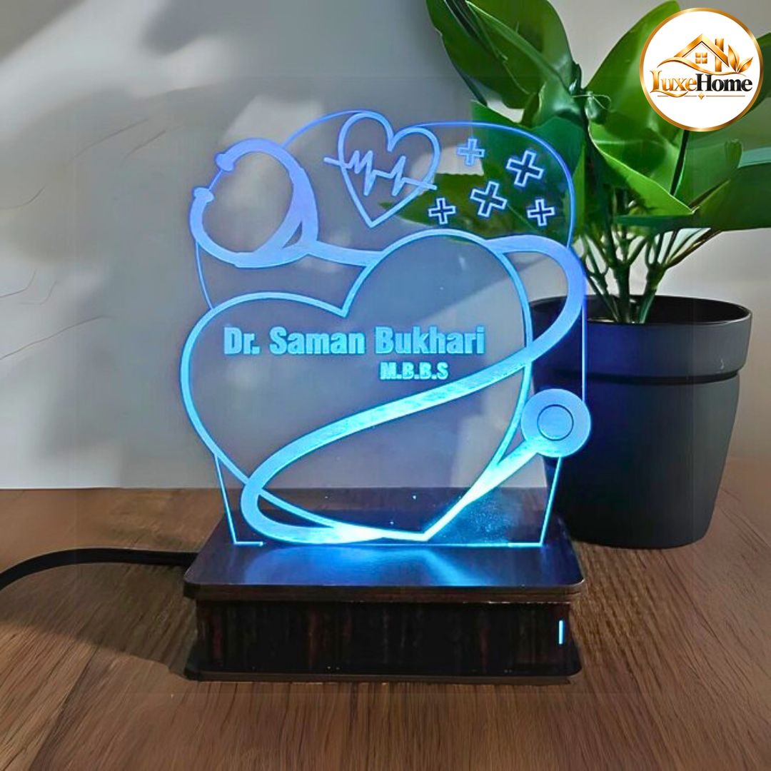 Doctor Customised 3D illusion Lamp