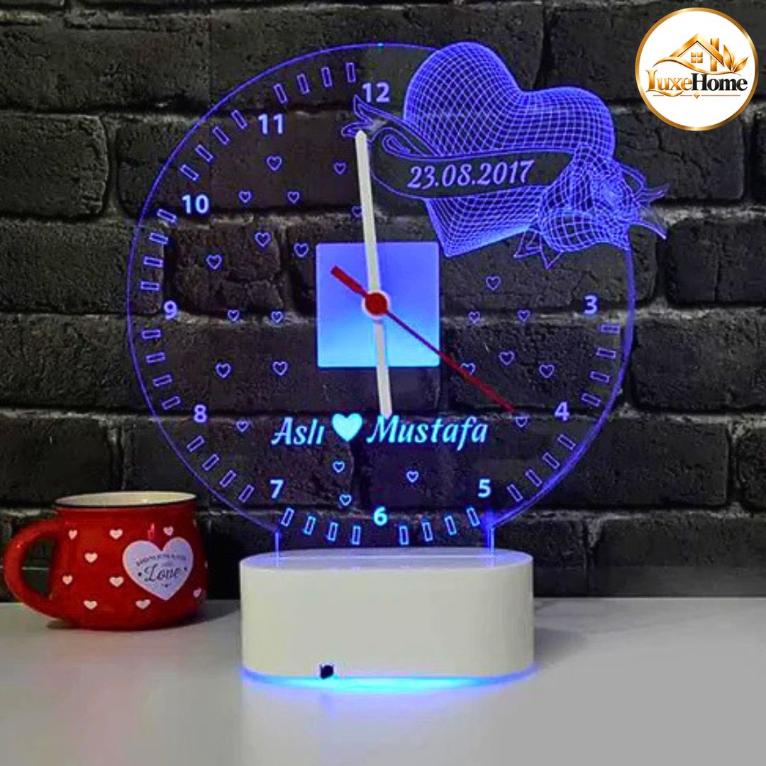 3D Illusion Customised Clock