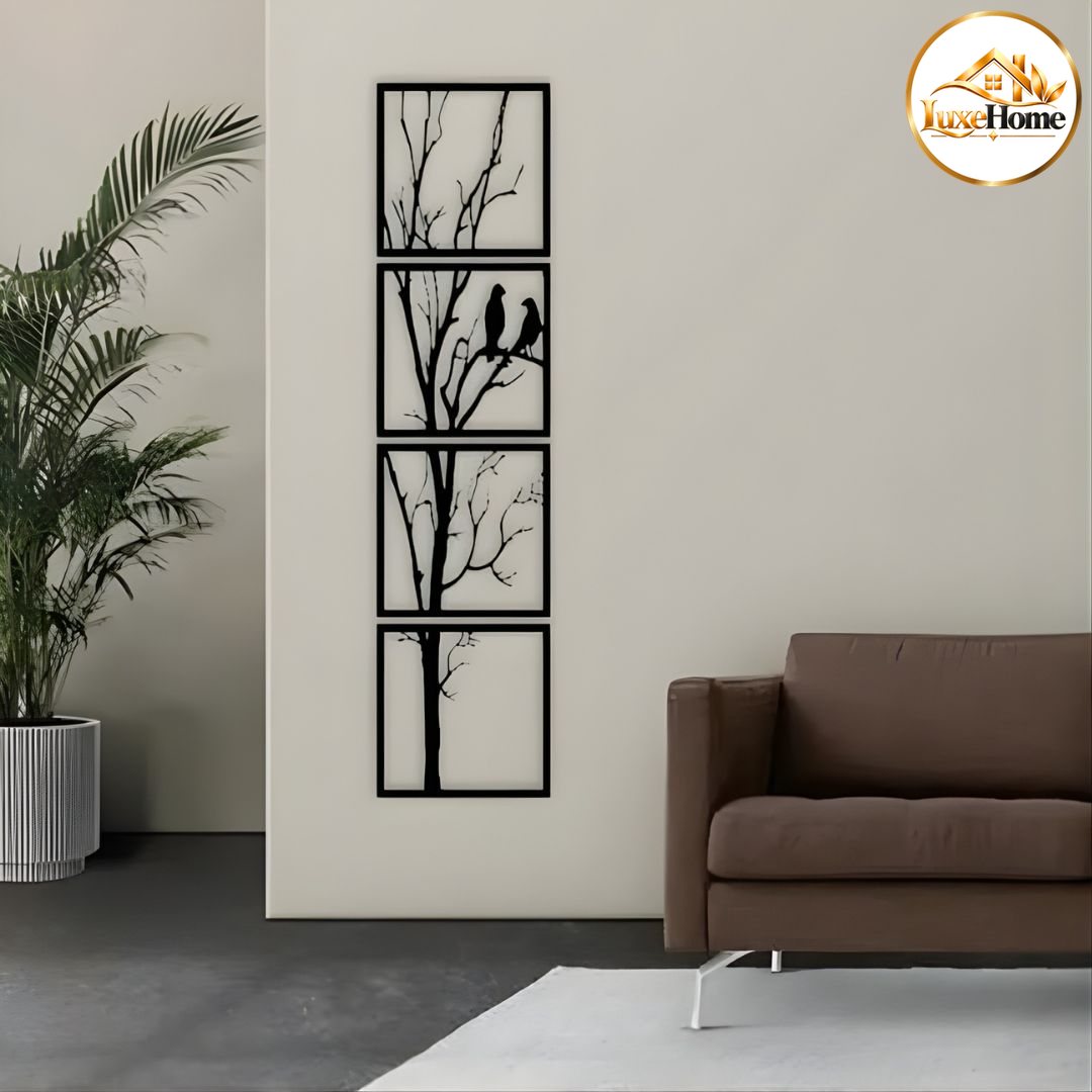 4 Bird's Wall Art